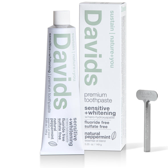 Davids sensitive+whitening nano-hydroxyapatite premium tooth