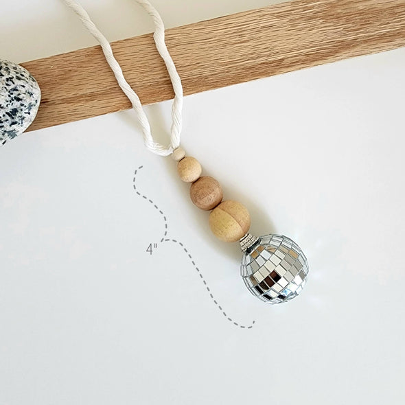 Disco Ball Car Charm & Oil Diffuser