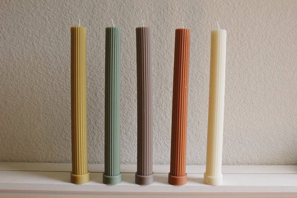 Fluted Pillar Candle