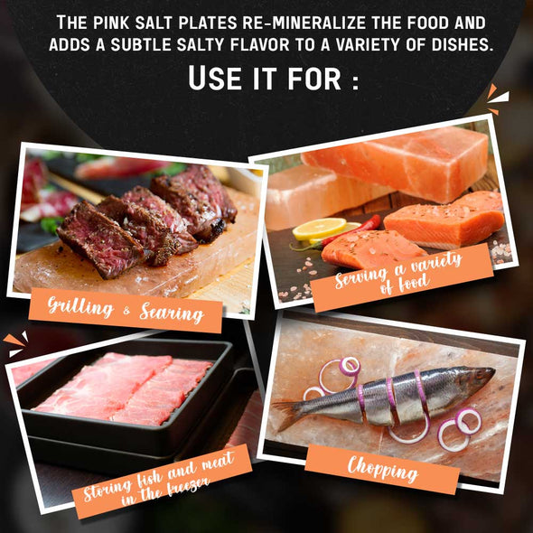 Himalayan Pink Salt Cooking Plate by Pride of India