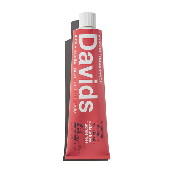 Davids kids+adults premium toothpaste/strawberry watermelon