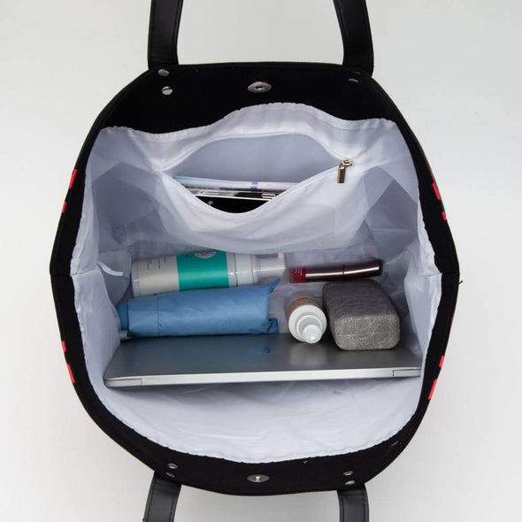 Baseball Stitch Large Tote Bag