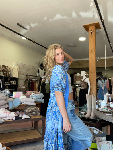 Blue Horizon Kimono