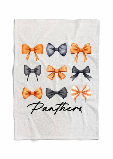 Panthers Bows Blanket