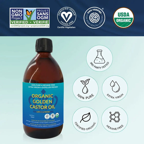 Organic Castor Oil 16.9oz