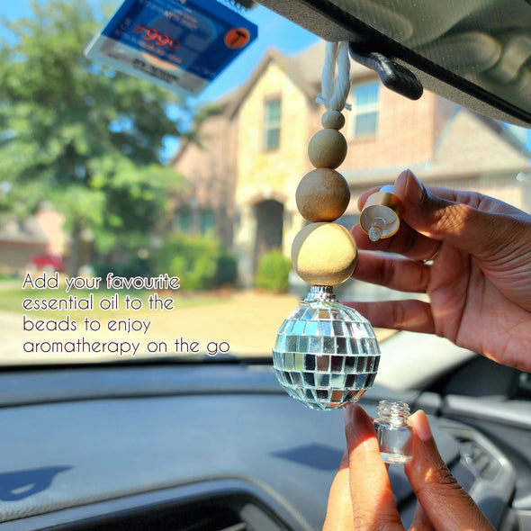 Disco Ball Car Charm & Oil Diffuser