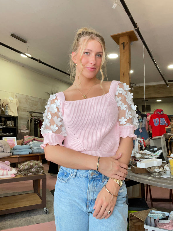 Flirty and Floral Top