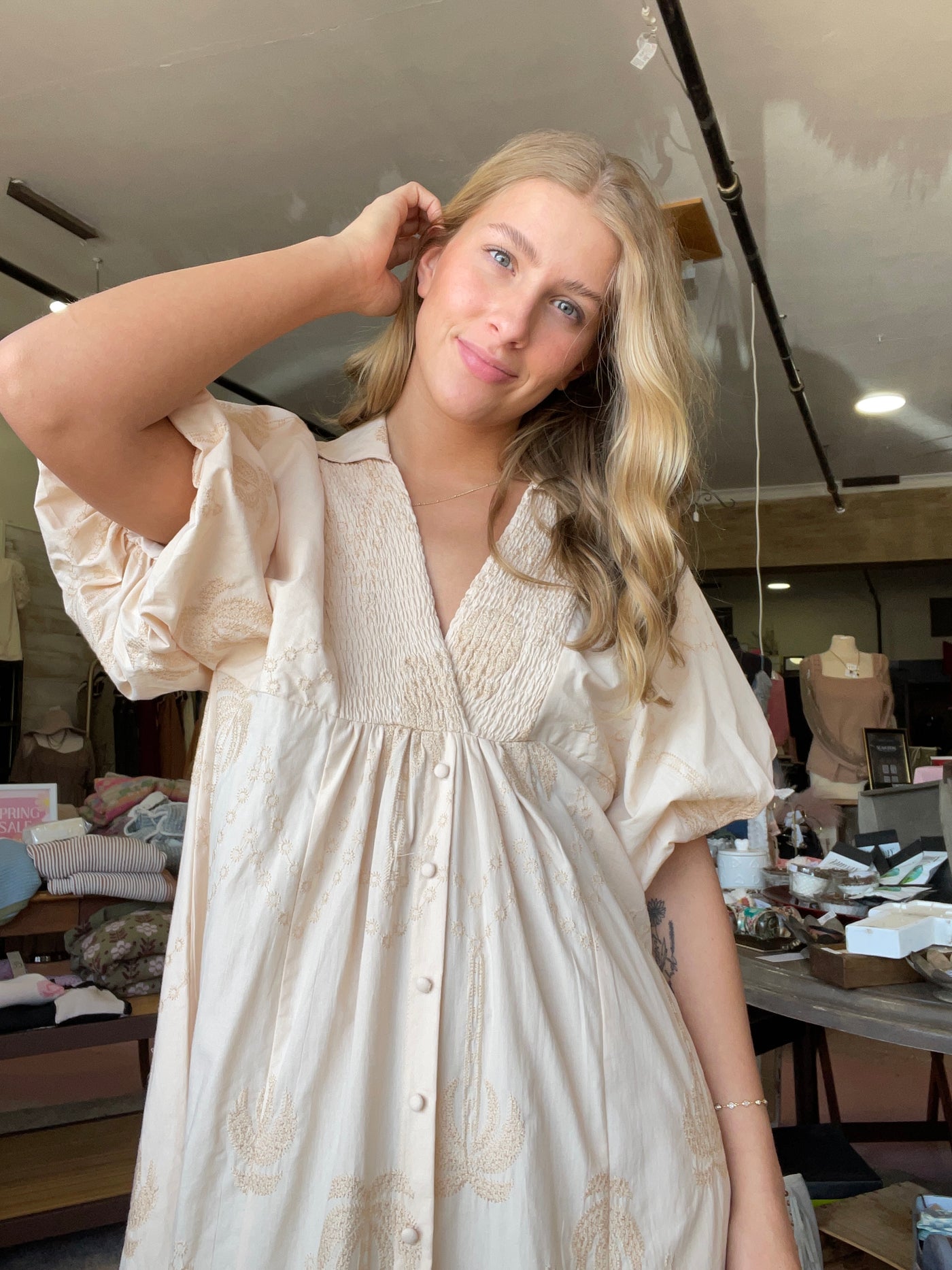Old Money Dress l Adorned on Gold Women's Boutique