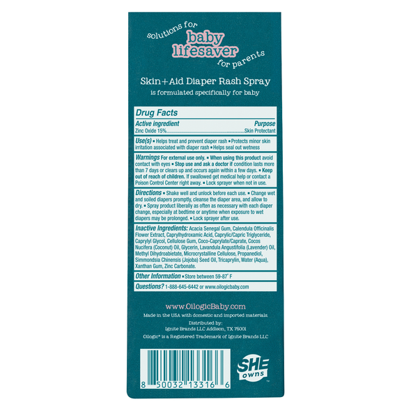 Skin+Aid Diaper Rash Spray