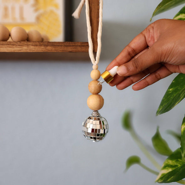 Disco Ball Car Charm & Oil Diffuser