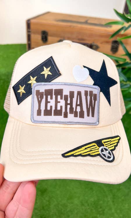 Yee Haw Patch Trucker Hat
