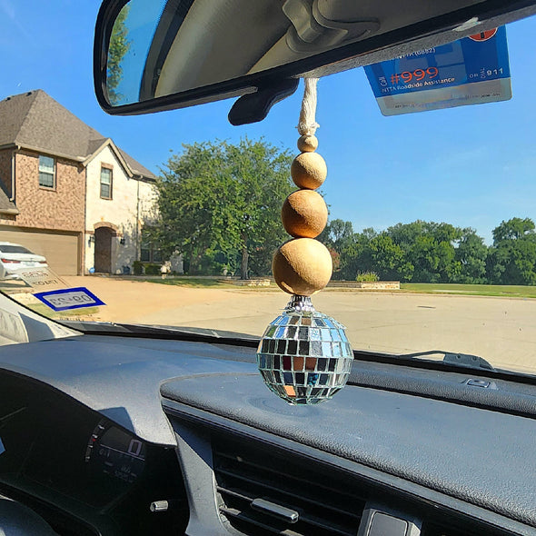 Disco Ball Car Charm & Oil Diffuser