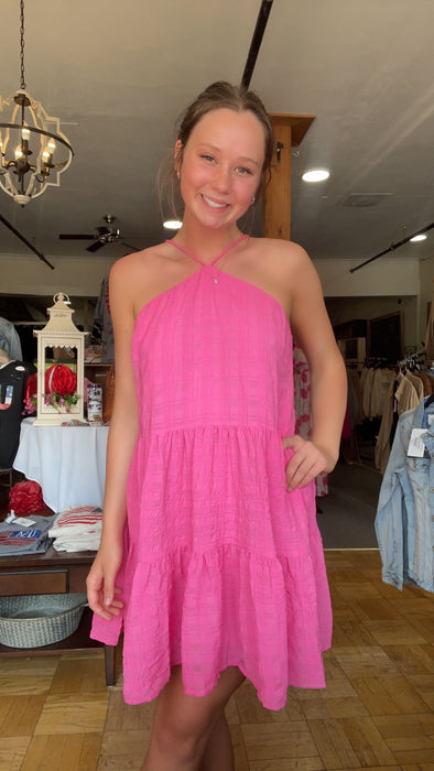 Posh in Pink Dress