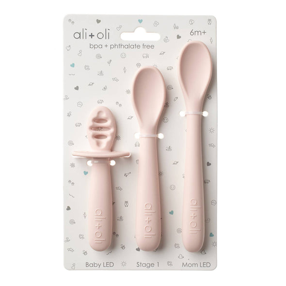 Multi Stage Spoon Set for Baby (Blush)