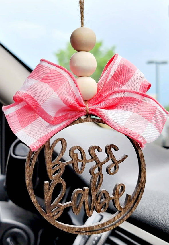 Boss Babe Car Charm Ornament