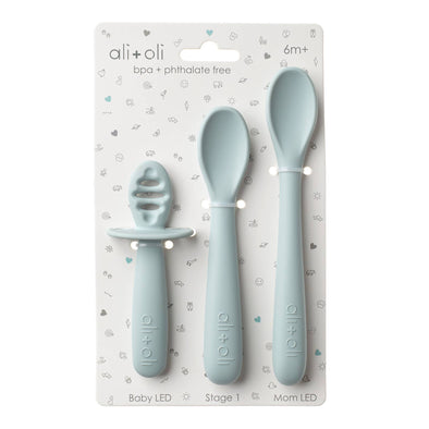 Multi Stage Spoon Set for Baby (Blue)