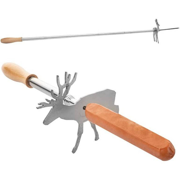 Stag Marshmallow & Hotdog Roaster Extendable 30 Inch Fire