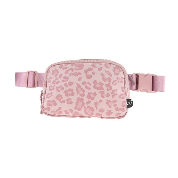 Leopard Patterned C.C Belt Bag